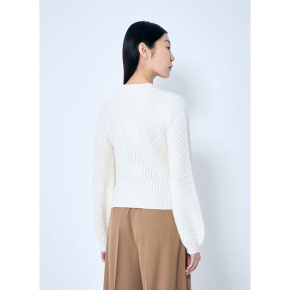 Max Mara Women Wool And Cashmere Decorative-Stitch Sweater - Picture 4 of 6